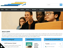 Tablet Screenshot of leapsonline.org